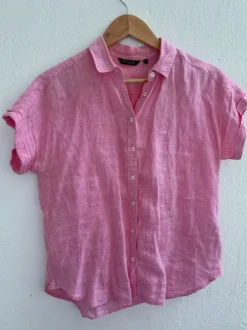 Linen Pink Buttoned Shirt