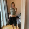 Low waist Hose schwarz