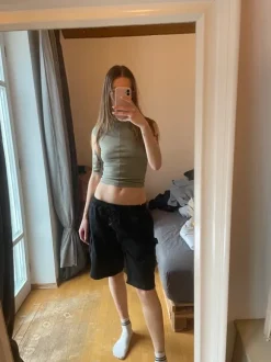 Low waist Hose schwarz