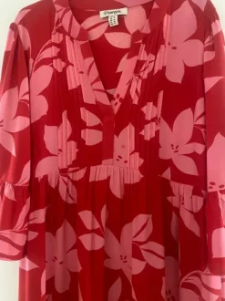 Luftiges Maxi Kleid Gr. 44 viskose