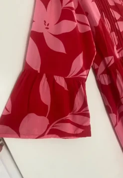 Luftiges Maxi Kleid Gr. 44 viskose