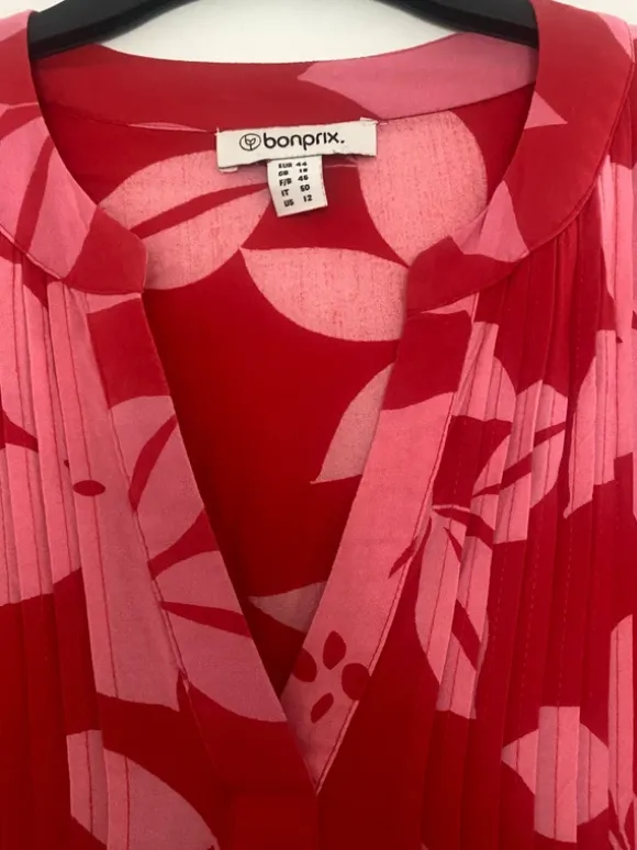 Luftiges Maxi Kleid Gr. 44 viskose