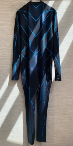 Lycra Cyber Roboter Catsuit Mann