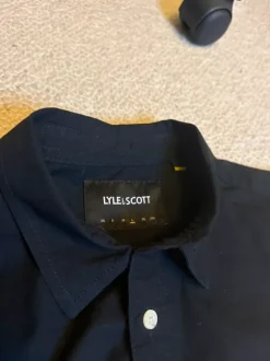 Lyle & Scott Hemd Herren Schwarz Gelb Neuwertig L Old Money