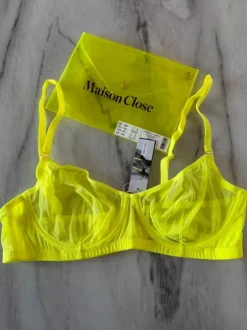 Maison Close 75D Corps a Corps Bh Neon gelb Neu