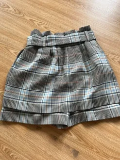 Maje checked skirt shorts
