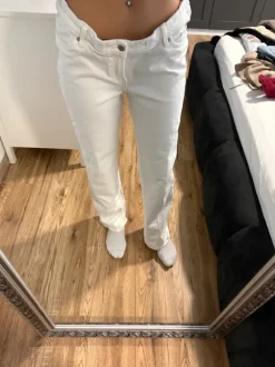 Mama Jeans Weiß