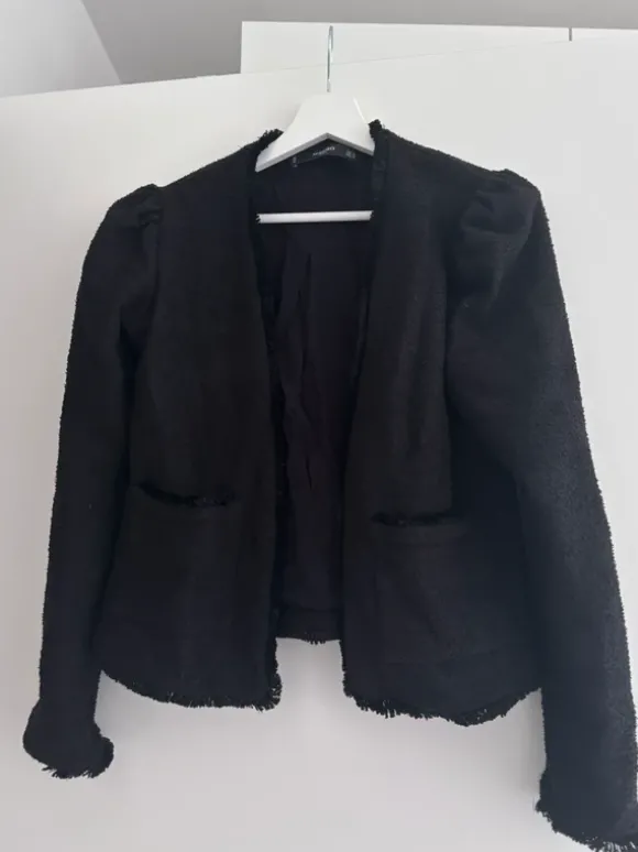 Mango Blazer/ Jacke schwarz
