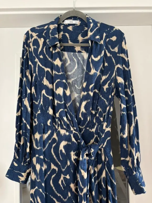 Mango Wickelkleid Kleid Kleider Dress L hochwertig