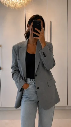 Manston X-treme grauer Herren-Blazer / Sakko – klassisch & elegant Größe 48