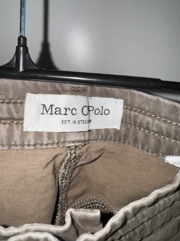 Marc O’Polo Hose taupe/braun Gr. 33/34 – bequem & lässig