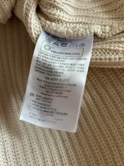 Marc O‘Polo L Strick Jacke natur weiß reine Baumwolle