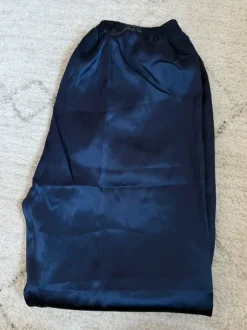 Marineblaue Schlafhose / Homewear Hose, Gr. L