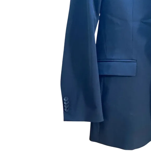 Marineblauer Anzug mit Anzugsweste von C&A Gr. 46/48