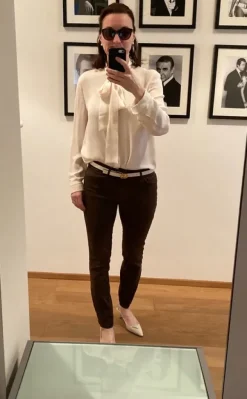 Massimo Dutti - Jeans - schokobraun , braun -Größe 38