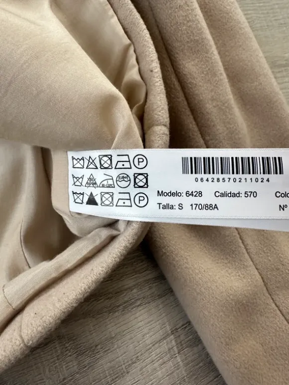Massimo Dutti Jacke/ Blazer beige