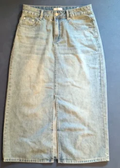 Maxi Jeansrock