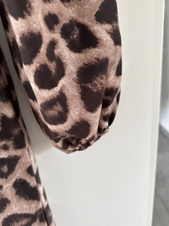 Maxikleid Leoprint