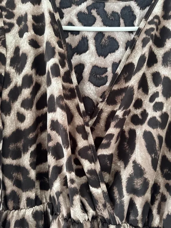 Maxikleid Leoprint