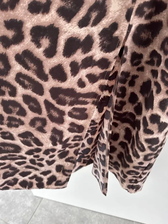 Maxikleid Leoprint