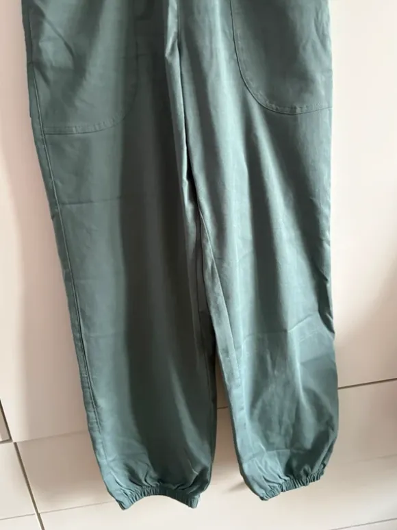 Mazine Hose Petrolblau lässig, weit, gerade