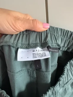 Mazine Hose Petrolblau lässig, weit, gerade