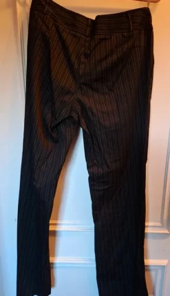 MEXX Anzug Hose Gr. 38 Nadelstreifen schwarz
