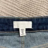 midblue denim jeans wideleg