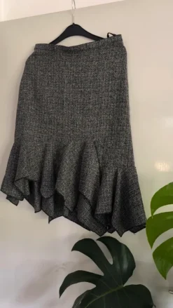 Midi Rock Office Style Grau