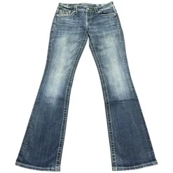 Miss me flared/bootcut low waist women designer jeans(w28)
