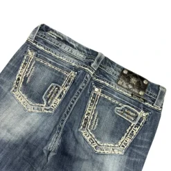 Miss me flared/bootcut low waist women designer Jeans(w30)