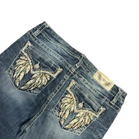 Miss me flared/bootcut women designer jeans(w34)