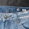 Miss Me Shorts Hellblau – Studded Denim | Y2K | Pasha Style | Low Waist