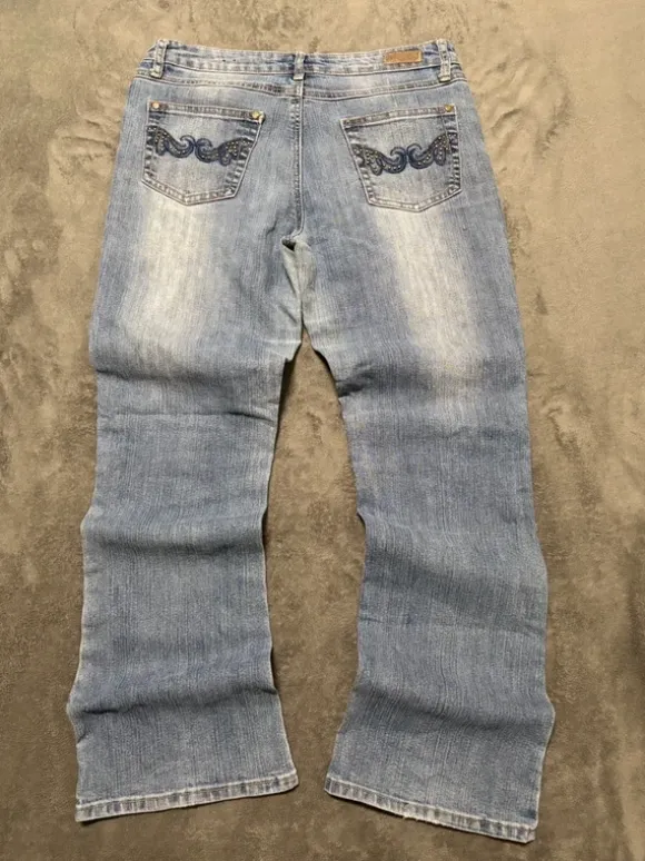 Miss Me Style Jeans | Y2K | Baggy | Washed Denim | Bootcut | Vintage | Streetwear