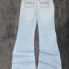 Miss Me Style Jeans Hellblau – Studded Flared | Y2K | Pasha Style | Low Waist