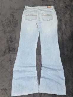 Miss Me Style Jeans Hellblau – Studded Flared | Y2K | Pasha Style | Low Waist