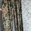 Miss Style Kofferhose Palazzo M L nie getragen grün Buchstaben Edel
