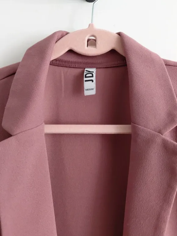 Mooi oud roze oversizes colbert