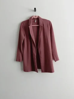 Mooi oud roze oversizes colbert