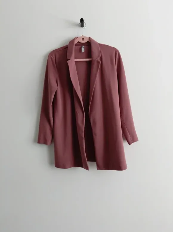 Mooi oud roze oversizes colbert