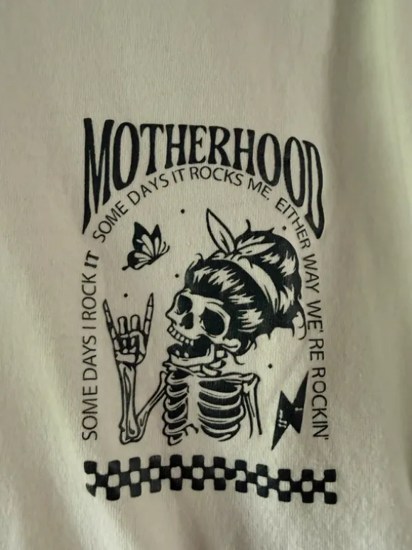 Motherhood TShirt XXL weiß schwarz