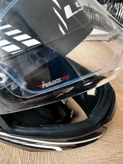 Motorradhelm schwarz Größe M LS2 Firefly