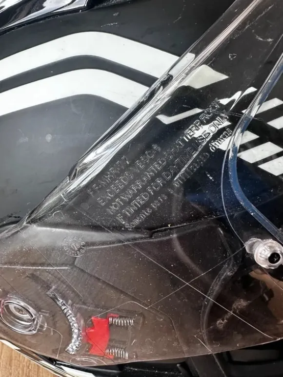 Motorradhelm schwarz Größe M LS2 Firefly