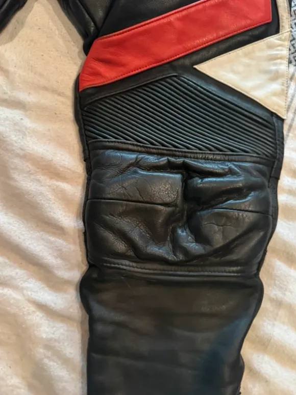 Motorradhose aus Leder