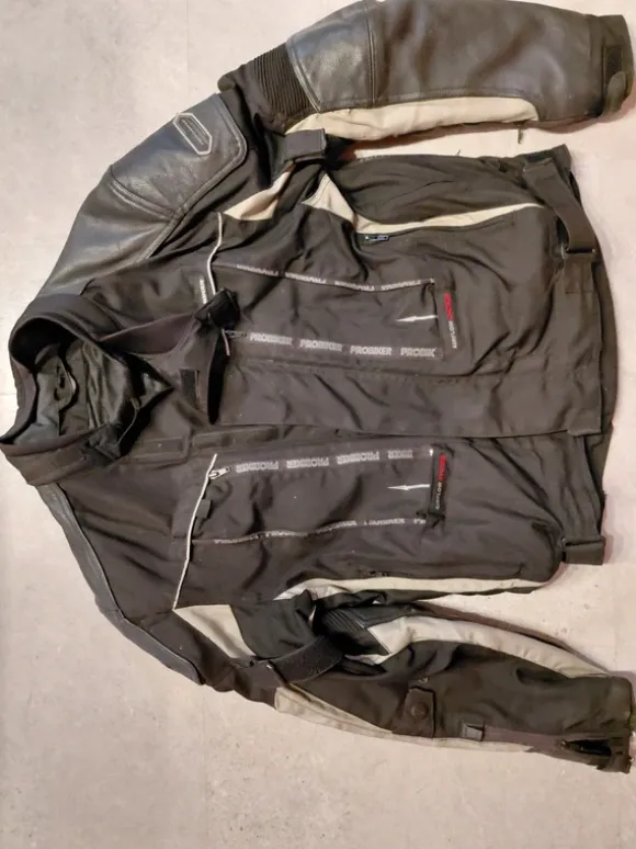Motorradjacke(Gr.52) und-hose(Gr.50) von probiker