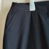 M&S Mode Leinenhosen dunkelblau Gr. 50