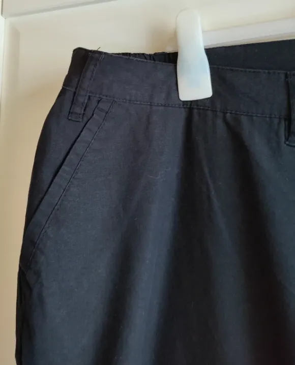 M&S Mode Leinenhosen dunkelblau Gr. 50