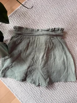 Musselin Shorts Paperbag mit Band zum binden