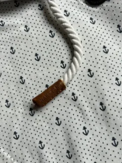 Naketano Hoodie Pullover dünn Kapuze Anker
