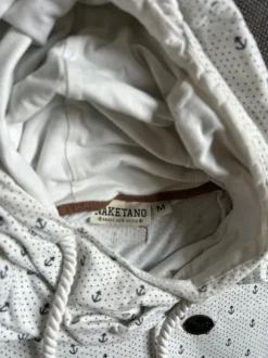 Naketano Hoodie Pullover dünn Kapuze Anker